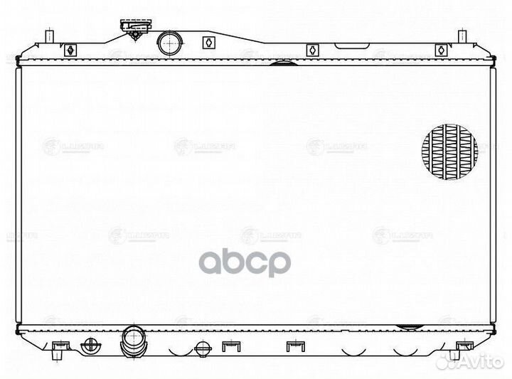 Радиатор honda civic 1.8 12- LRc 2312 luzar