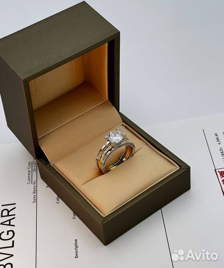 Кольцо bvlgari 17;18;19р