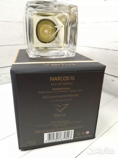 Vertus narcosis 100 ml в наличии