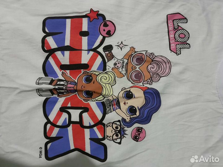 Футболка детская для девочки на рост 134см