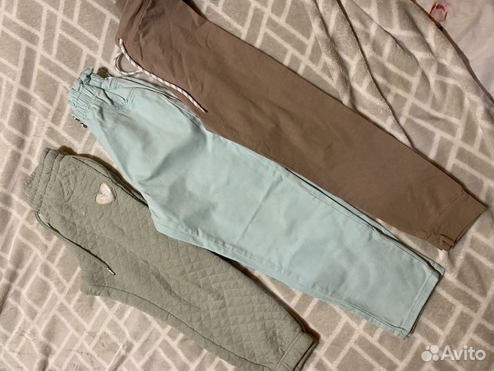 Пакет одежды на девочку размер 128