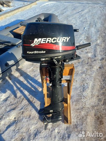 Лодка Flinc + мотор Mercury 6л.с. 4 такта