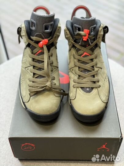 Кроссовки nike air jordan 6 travis scott