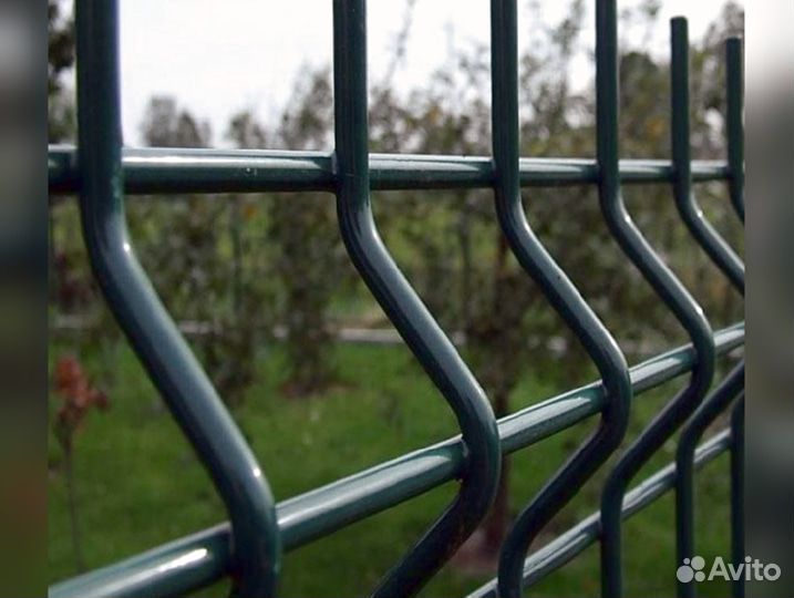 Забор сетка 3д