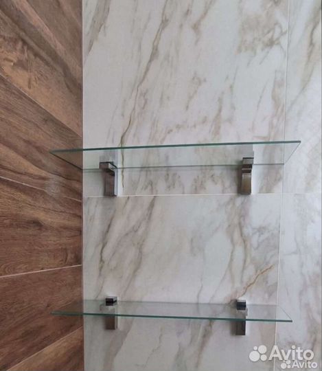 Полка настенная стеклянная