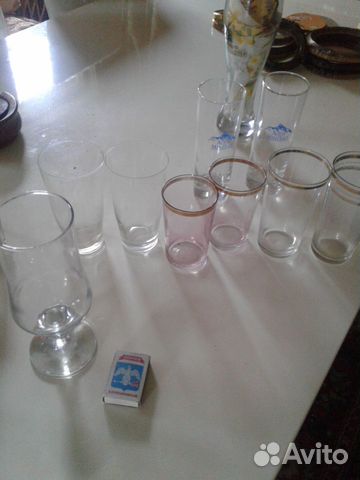 Рюмки -цветное стекло СССР