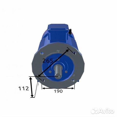Электродвигатель аир 112М4 (5,5кВт/1500об.мин)