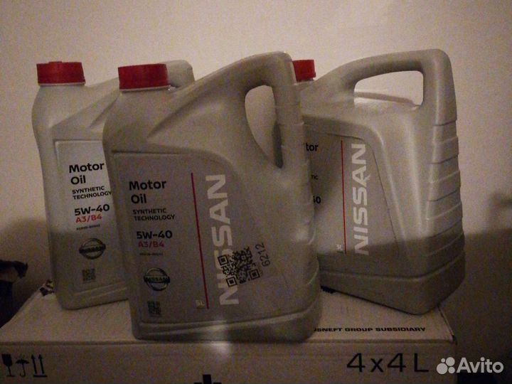 Масло моторное 5w40 nissan