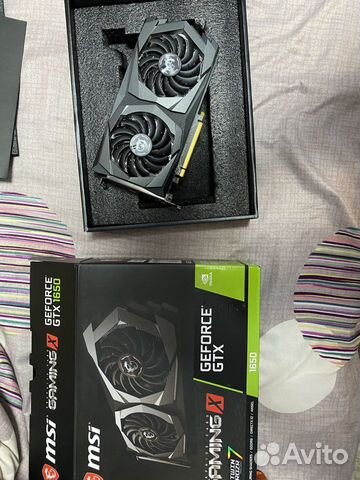 Видеокарта MSI GTX1650 gaming x