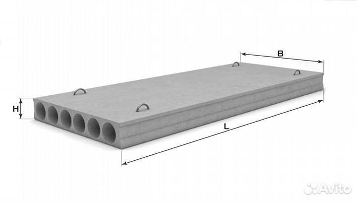 Плиты перекрытия жби пустотные