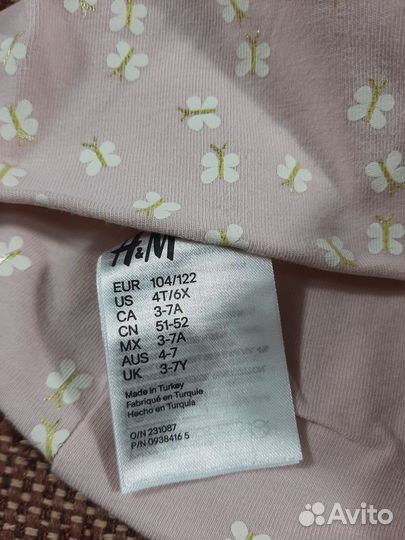 Шапка и снуд для девочки h&m