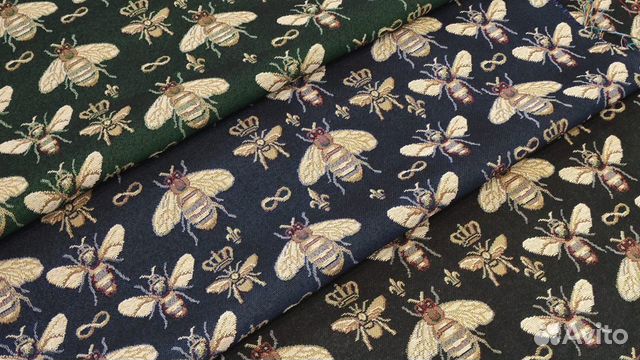 Ткань Гобелен "Королевские пчёлы" 3 цвета