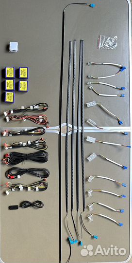 Атмосферная подсветка салона автомобиля