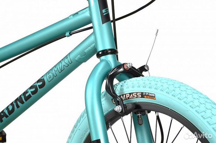 Велосипед stark'23 madness BMX 1 бирюзовый