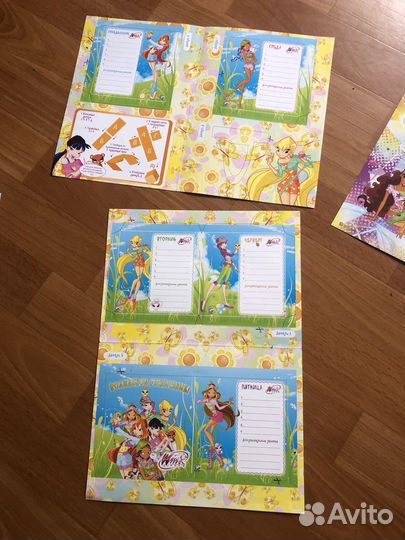 Винкс вкладыши