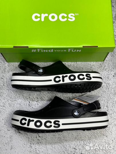 Сабо Crocs чёрные