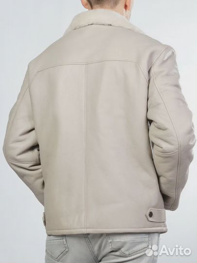 Дубленка «Снежный барс» мужская натуральная зимняя