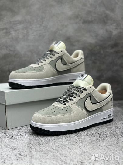 Кроссовки зимние nike AIR force 1 короткие с мехом