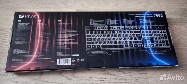 Новая клавиатура+мышь Oklick