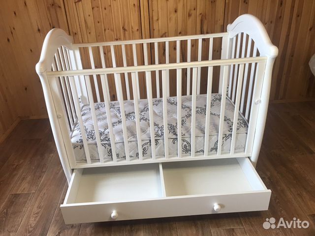 Детская кровать с матрасом (600/1200)