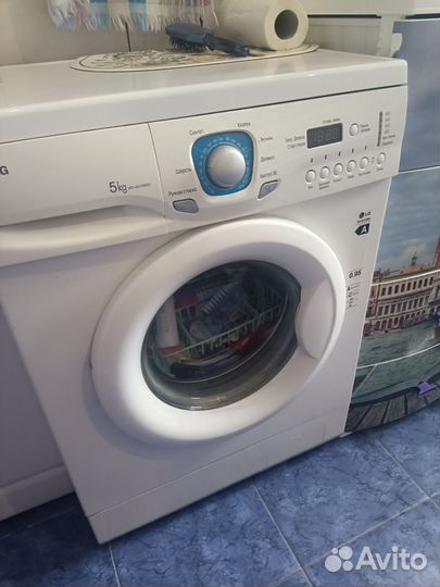 Стиральная машина бу lg 5 кг