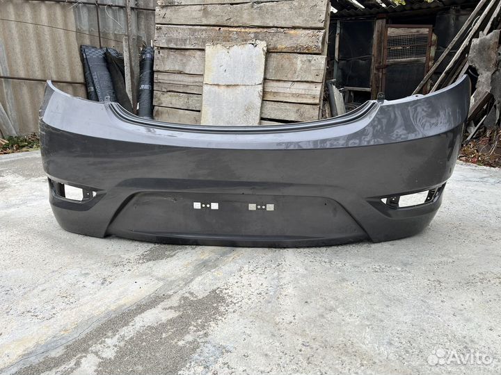 Задний бампер hyundai solaris хэтчбек