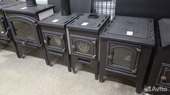 Печь буржуйка для дачи дома в бытовку