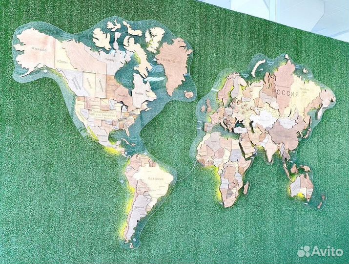 Декоративная карта России