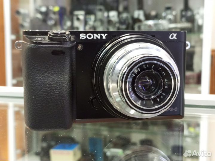 Объектив Ломо Т-43 4/40 адаптирован