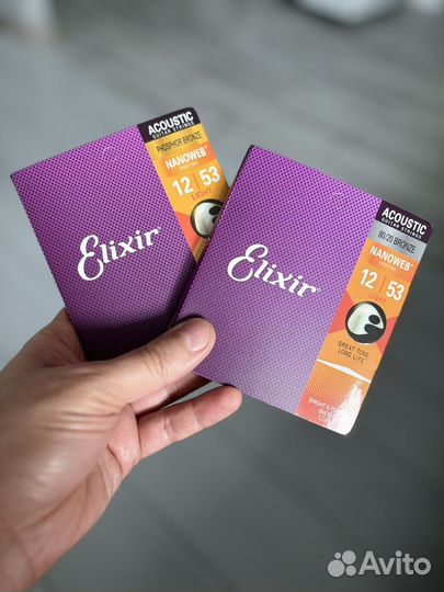 Струны elixir 12-53 акустика