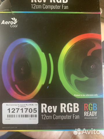 Вентилятор Aerocool Rev RGB купить в Москве | Электроника | Авито