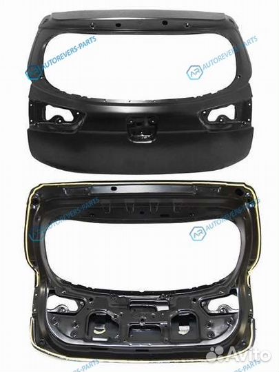 ST-KA47-075-A0 Дверь багажника KIA RIO 10-17 5D