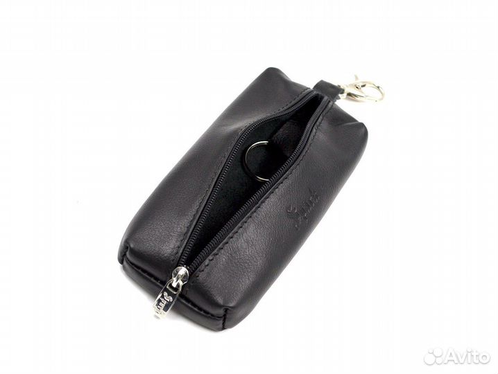 Ключница кожаная NN 2264 black