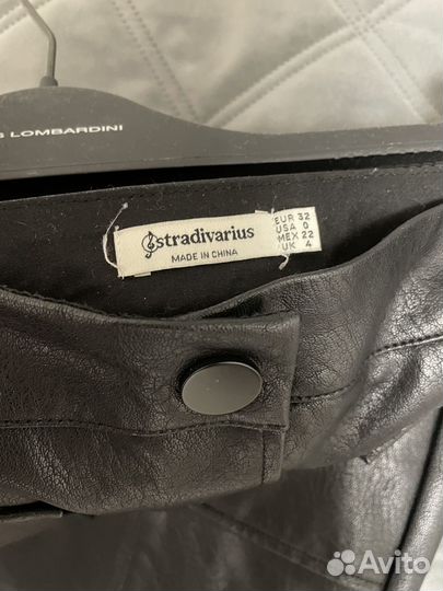 Кожаная юбка stradivarius