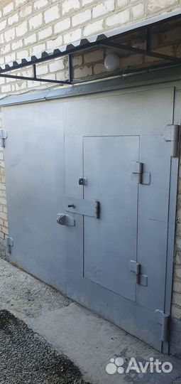 Ворота гаражные металлические бу
