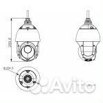 Поворотная управляемая IP камера DS-I425 с Авитодоставкой, с НДС