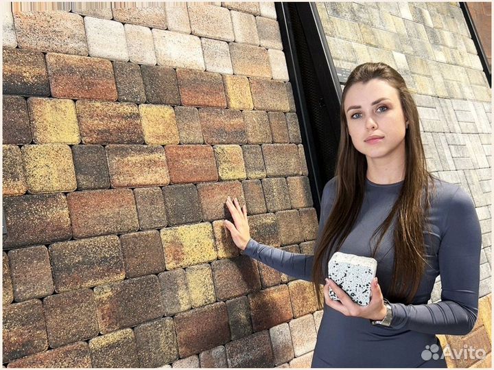 Брусчатка минимальный объем 120 м2