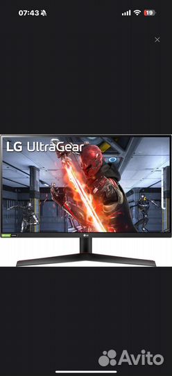 Монитор LG UltraGear 27GN800-B черный