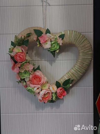 Интерьерное (Свадебное) украшение - Сердце