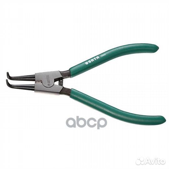 72002 Щипцы для стопорных колец разжим гнутый SATA