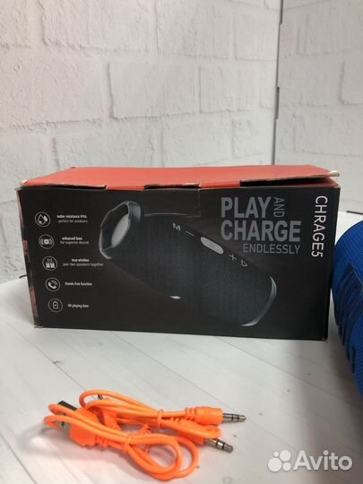 Колонка JBL Charge 5, синяя(75смт)