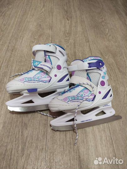 Коньки детские раздвижные Nordway р 26-31