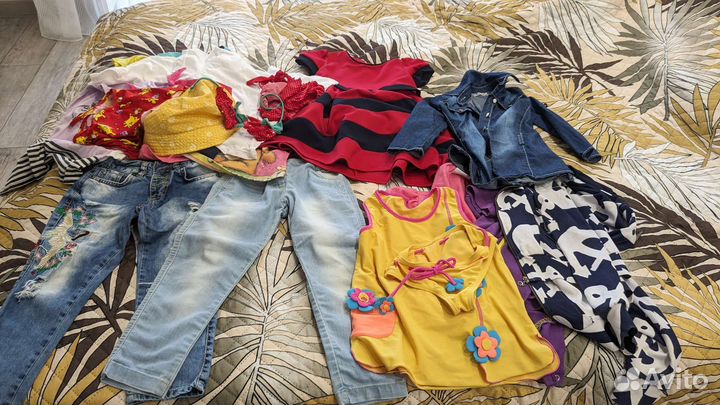 Детские вещи пакетом для девочки 110 116