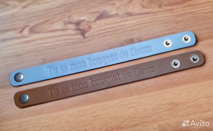 Браслет из кожи на заказ