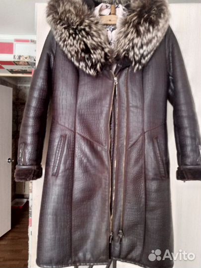 Пальто женское зимнее р 46,б.у, куртка весна