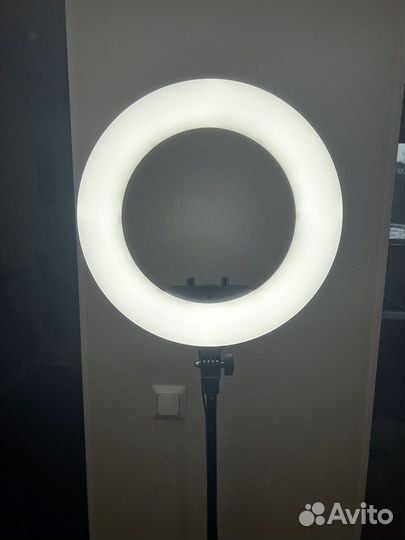 Кольцевая лампа RayLab 46 см со штативом, 65Вт