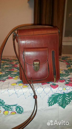 Барсетка сумка планшет кожаная мужская