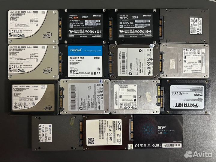 SSD диски 120, 240, 500GB