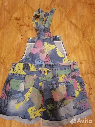 Джинсовый комбинезон