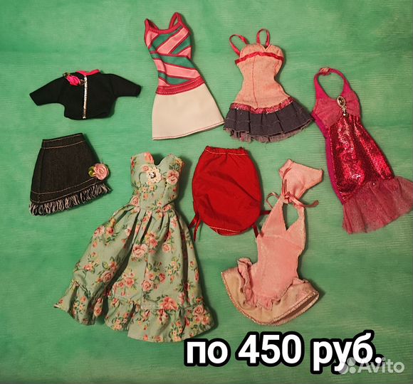 Одежда и обувь для барби 90х